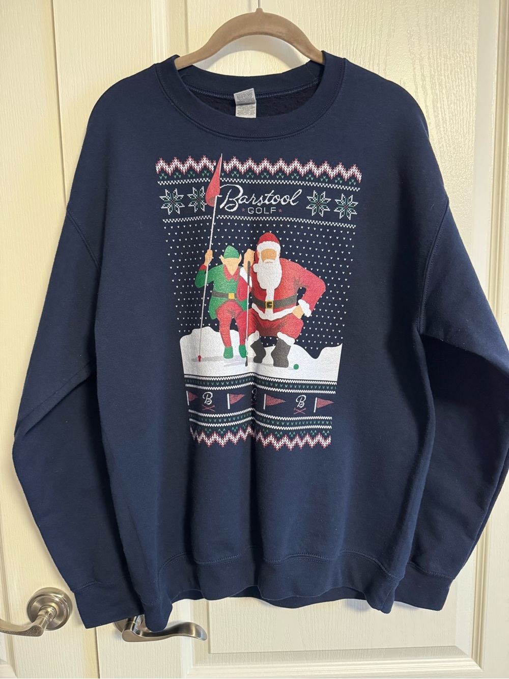 Men’s Barstool Golf Holiday Sweater